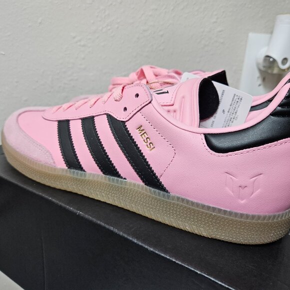 New Adidas samba Messi size 11.5.mens sneaker pink black - Picture 3 of 16